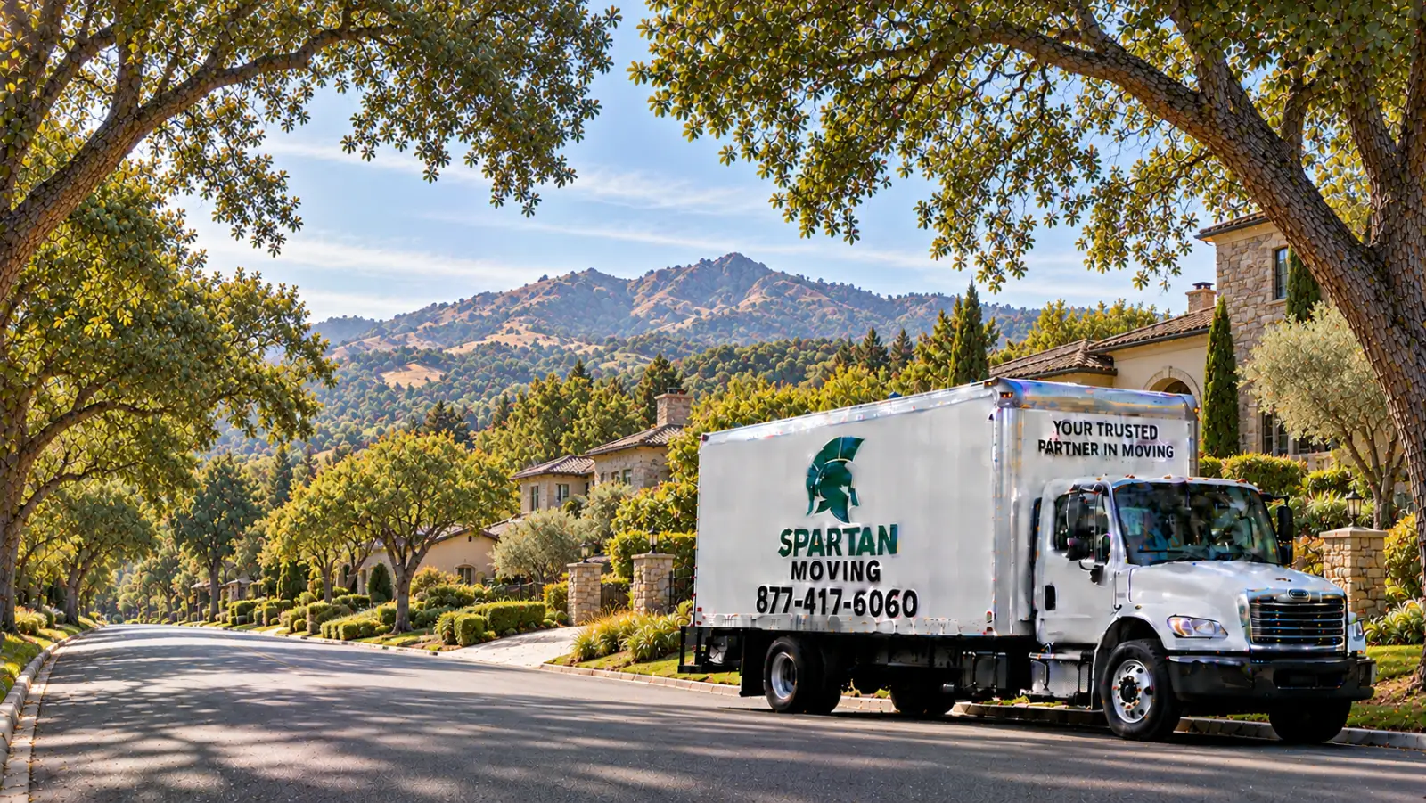 Illustration of Danville, part of the Spartan Moving service area