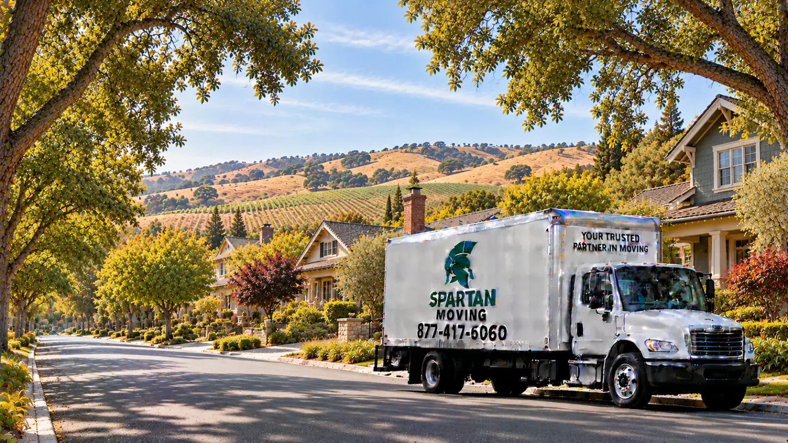 Illustration of Livermore, part of the Spartan Moving service area