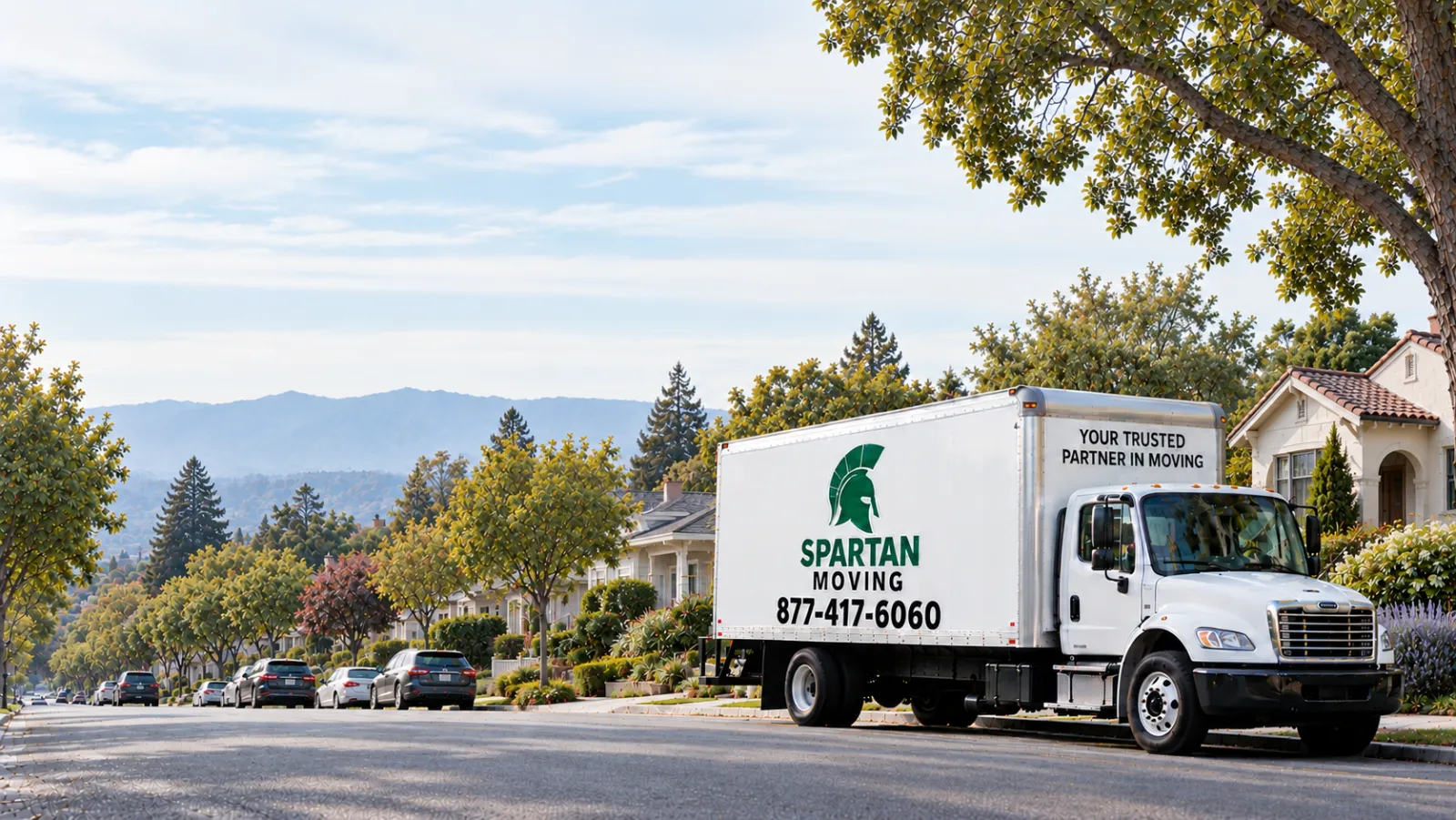 Illustration of Mountain View, part of the Spartan Moving service area