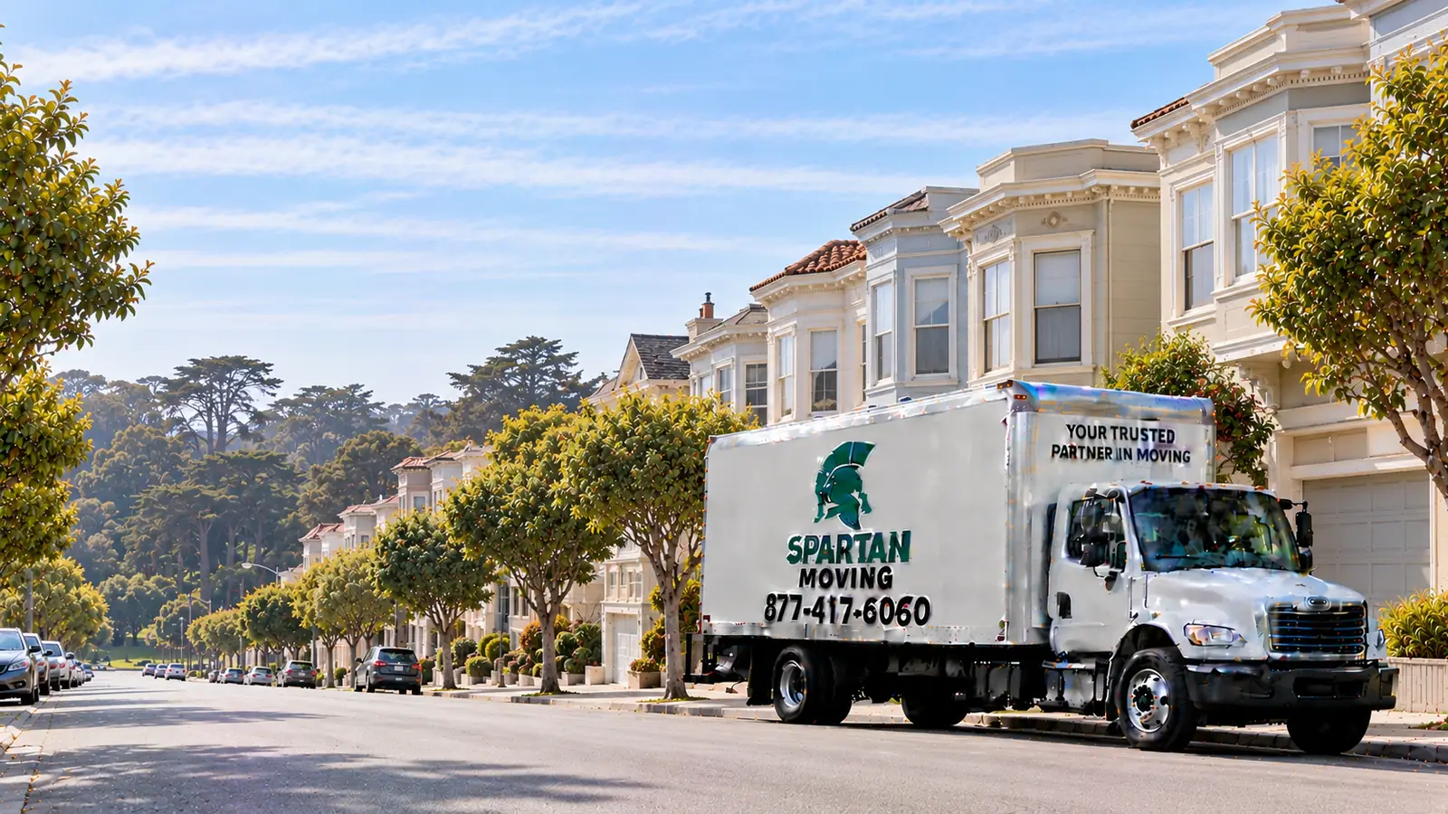 Illustration of Richmond District, part of the Spartan Moving service area